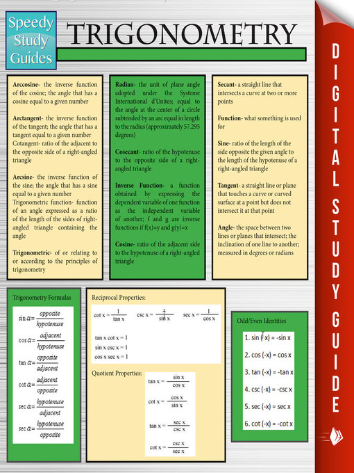 Title details for Trigonometry by Speedy Publishing - Available